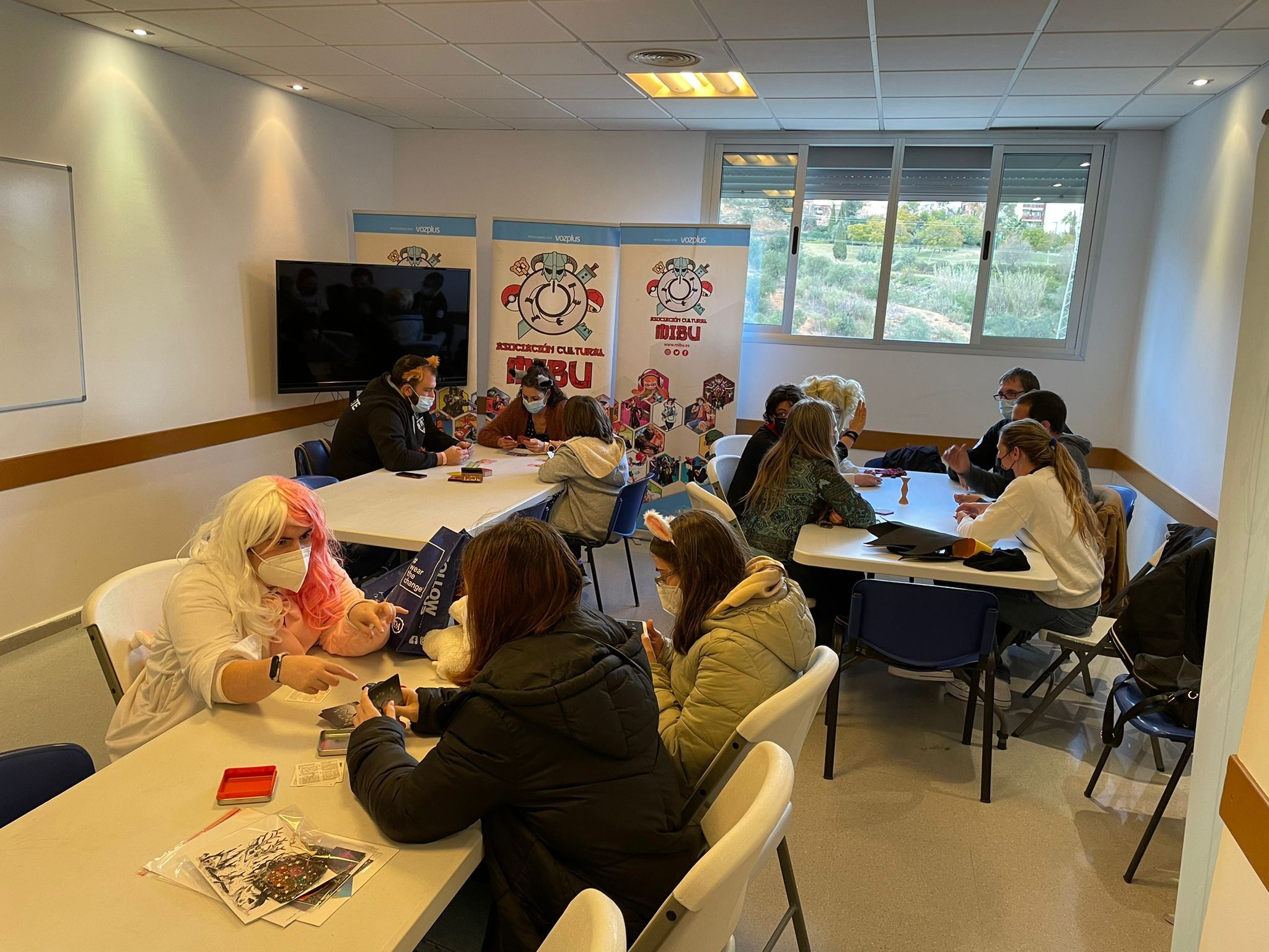 Comunidad Mibu reunida